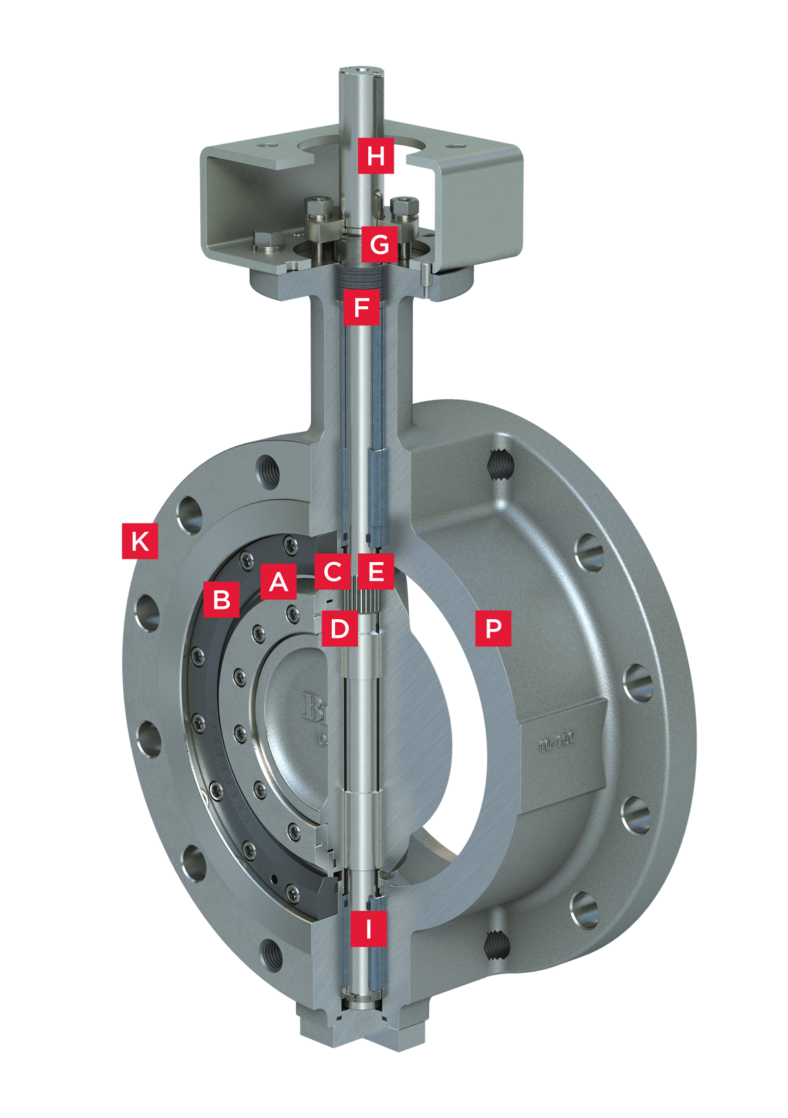 Bray Triple Offset Butterfly Valve Tri Lok Features